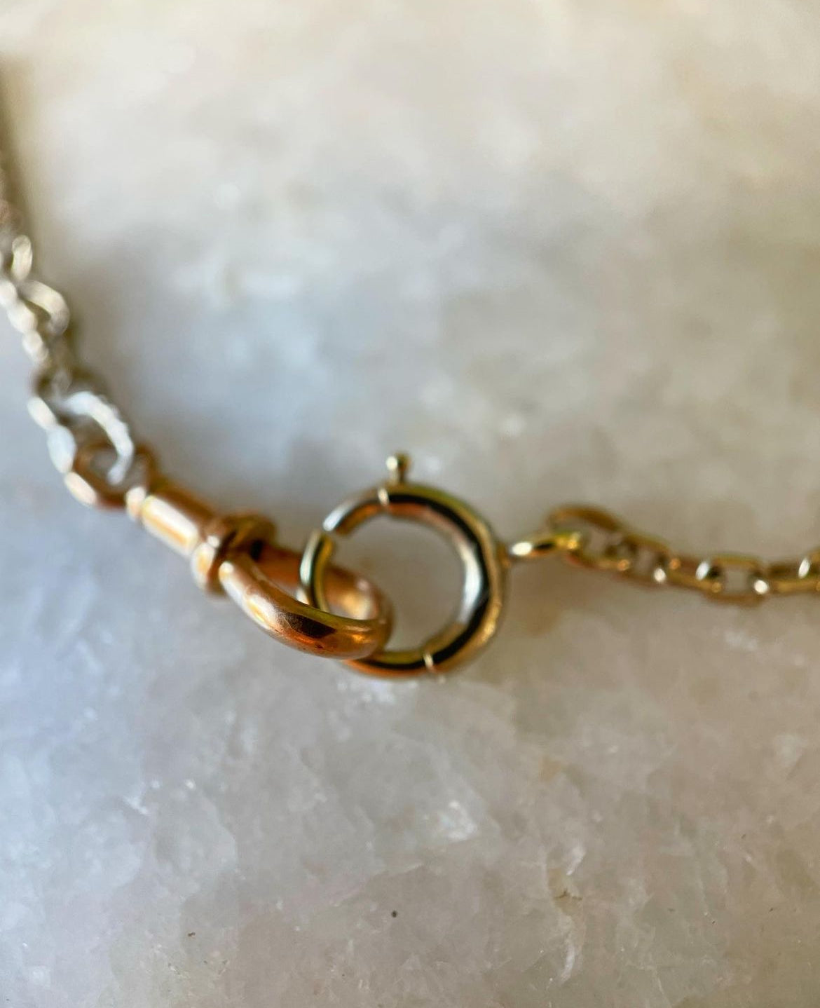 14k Two Tone Gold Watch Chain- reserved for Tarrah