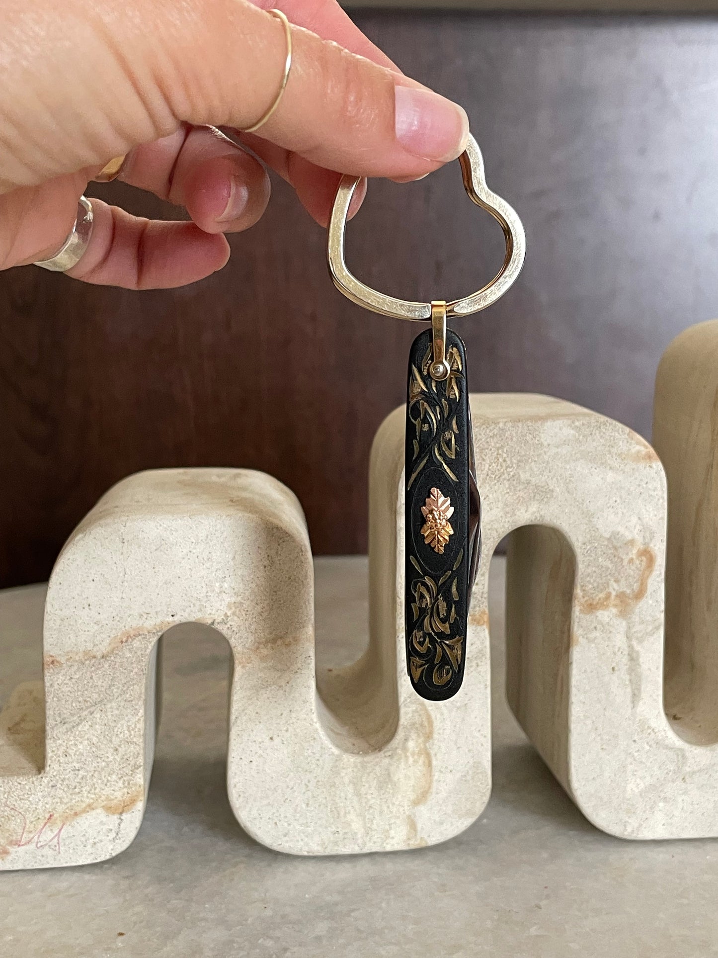 Black Hills Gold Pocket Knife/ Pendant/ Keychain Accessory