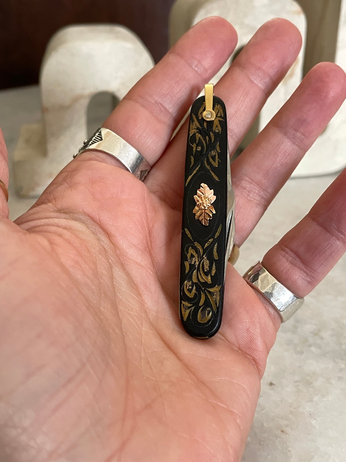 Black Hills Gold Pocket Knife/ Pendant/ Keychain Accessory