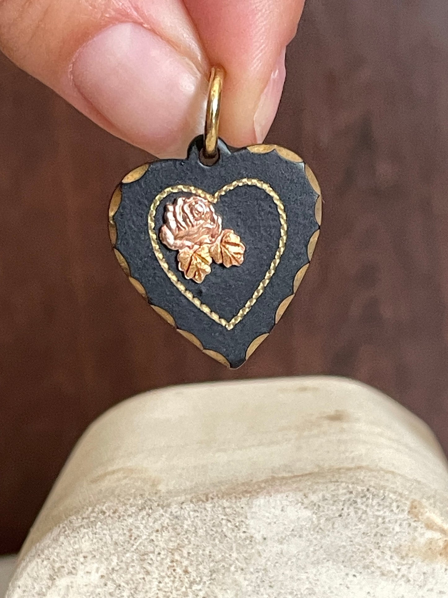 Black Hills Gold Pendant or Keychain Charm