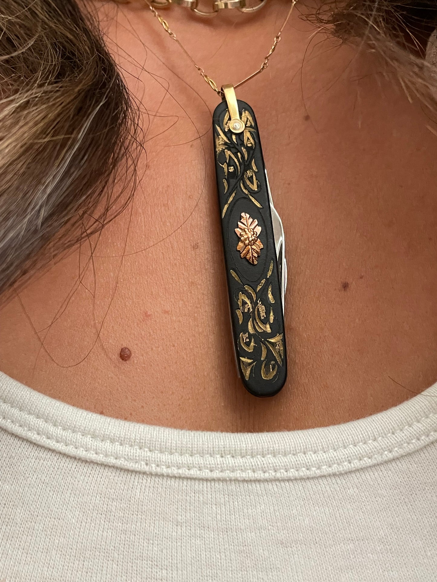 Black Hills Gold Pocket Knife/ Pendant/ Keychain Accessory